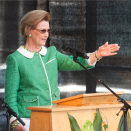 Queen Sonja gives a speech in Åfjord (Photo: Ned Alley / NTB scanpix)